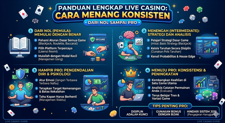 panduan live casino